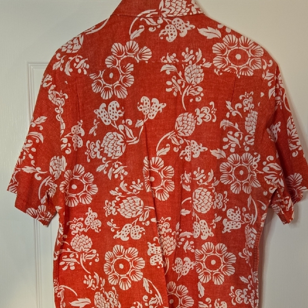 Vans Men's Red and White Hawaiian Floral Shirt - Picture 5 of 5